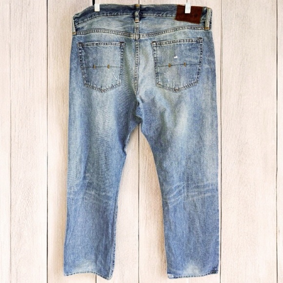 Polo Ralph Lauren Jeans Mens 34x30 Blue Denim 867 Classic Fit Medium Wash EUC - Picture 2 of 16